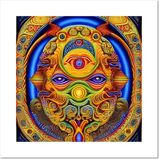 Dosed in the Machine (16) - Trippy Psychedelic Art Posters and Art